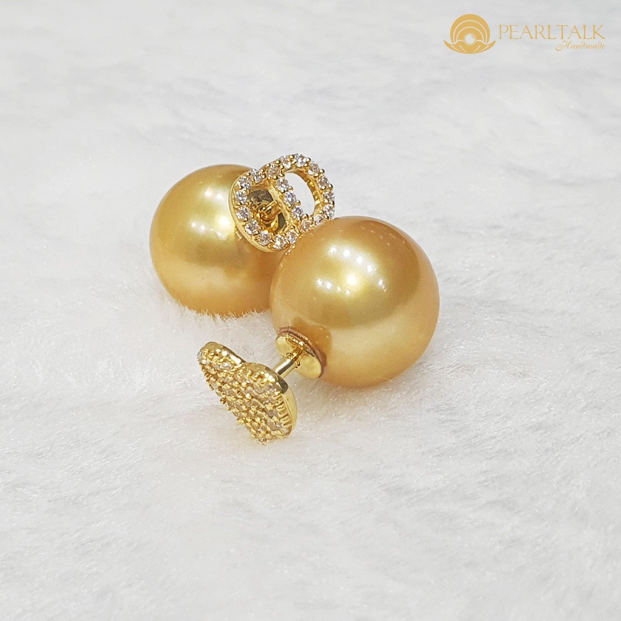 BÔNG TAI NGỌC TRAI FRESHWATER VÀNG 18K